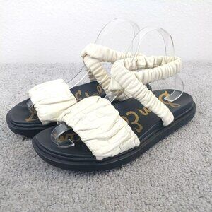 Sam Edelman Cream and Black Sandals